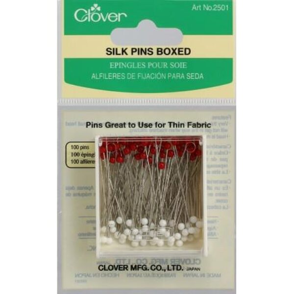 Clover Silk pins box