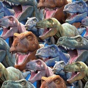 Tyranno-Chorus, dinosaurer tett i tett