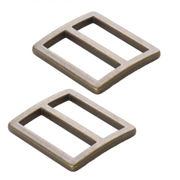 ByAnnie, 1" Flat Widemouth Sliders Antique brass, to stk