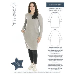 Minikrea 70040 Sweat Kjole Dame 34-50