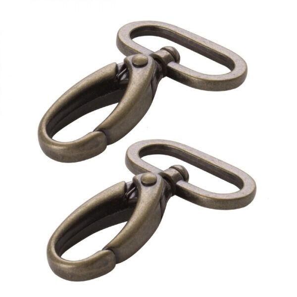ByAnnie, 1,5" Swivel Hooks antique brass, to stk