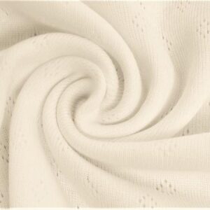 Pointelle Bomullsjersey Ecry