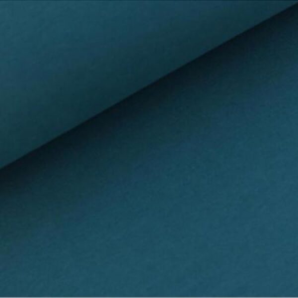 Rundstrikket ribb Dark Petrol