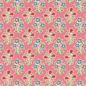 Tilda Jubilee, Farm Flowers Pink