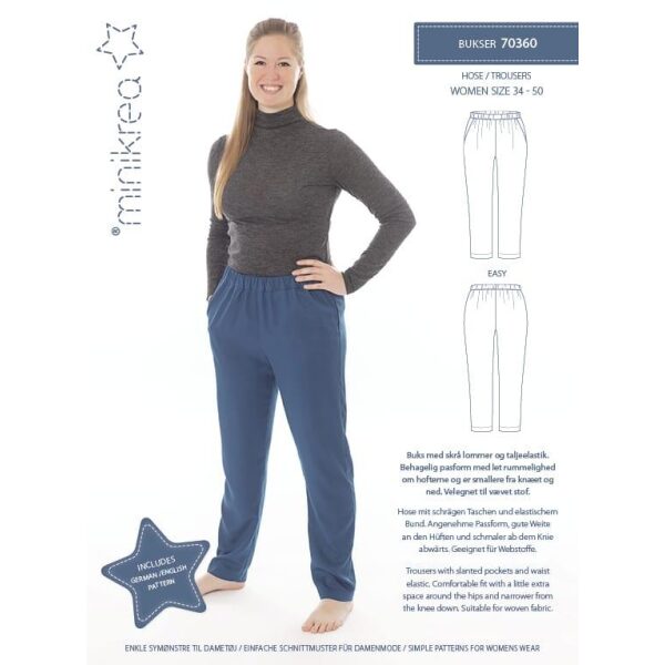Minikrea 70360 Bukser Dame 34-50