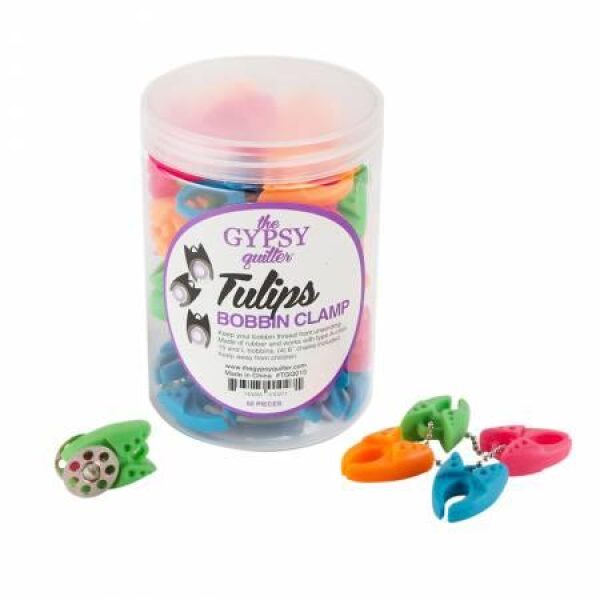 The Gypsy Quilter Tulip bobbin clamp boks me 60 klyper