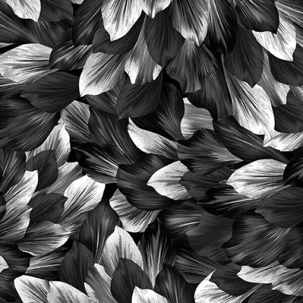 Petal Garden KullGrå-Sort Perlemor