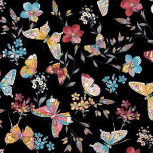 Butterflies, Sommerfugler på sort bunn