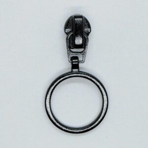 Glidere Sort med ring 4mm