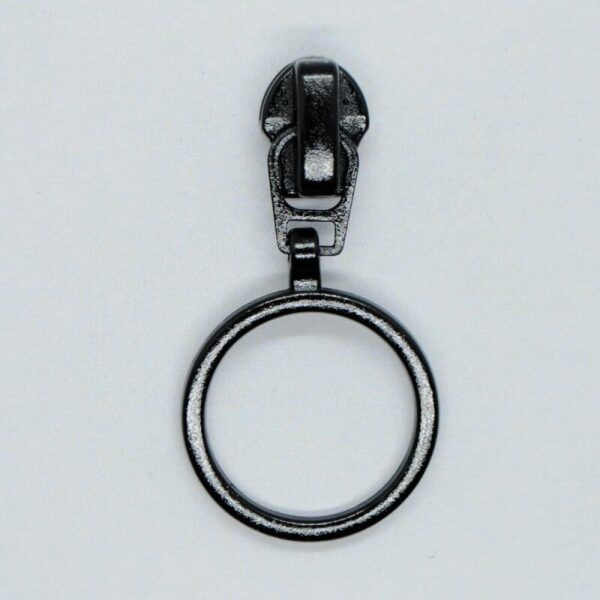 Glidere Sort med ring 4mm