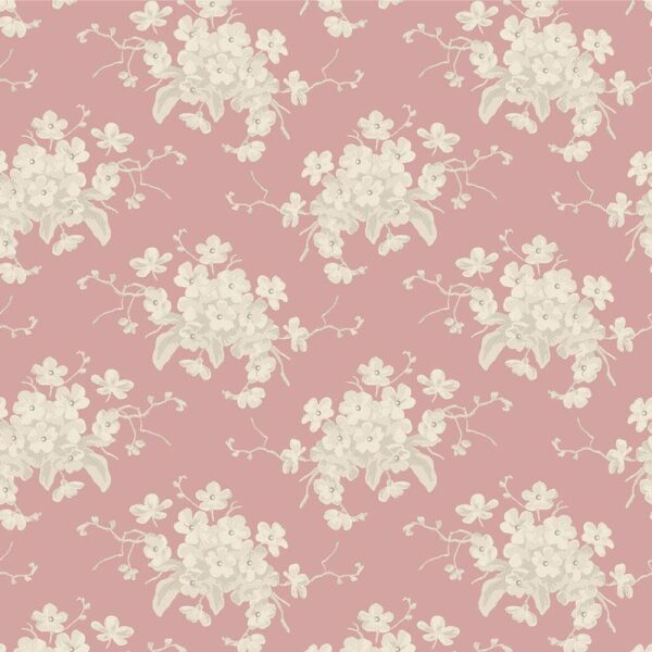 Tilda SB White Flower Sour Pink
