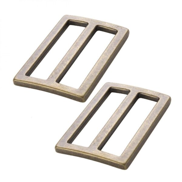 ByAnnie, 1,5" Flat Widemouth Sliders Antique brass, to stk