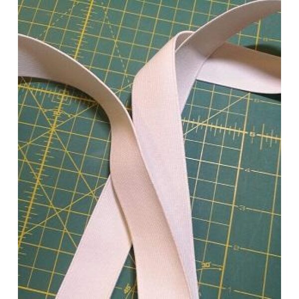 Strikk hvit 30 mm