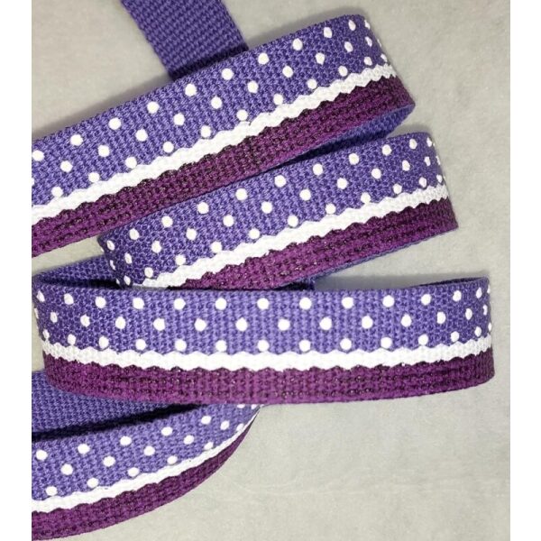 Webbing i tofarget lilla, 25mm bred
