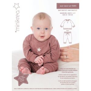 Minikrea 11415 Baby Sweat Sæt  Barn 0-4 år