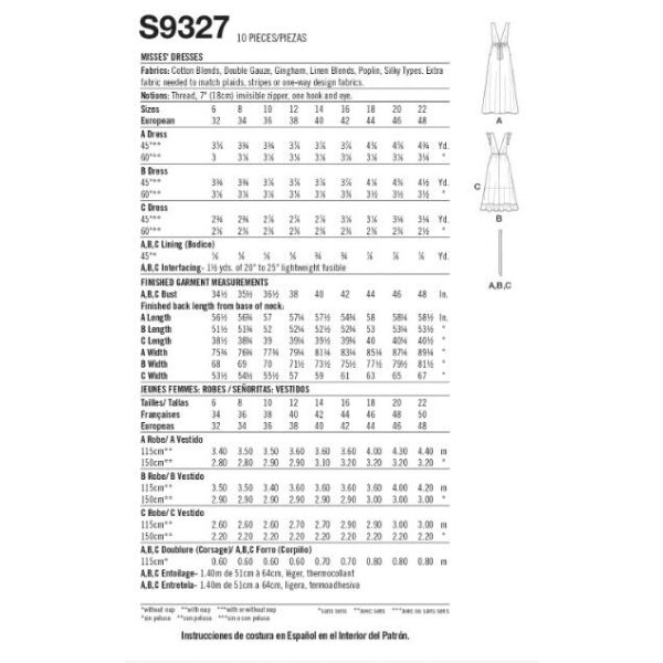 Kjole med dyp utringning, str 40-48 - Bilde 2