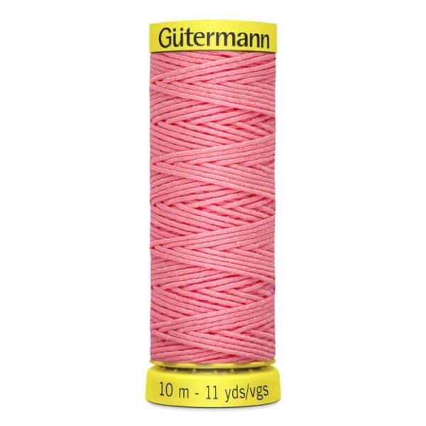 Elastrisk tråd Rosa, Gutermann, 10m
