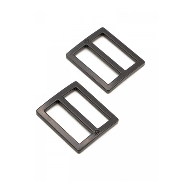 ByAnnie, 1" Flat Widemouth Sliders Black Metal, to stk