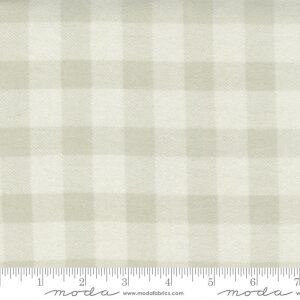 Flanell, Store ruter i beige