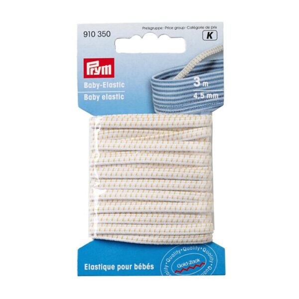 Babyelastikk 4,5mm, 3m