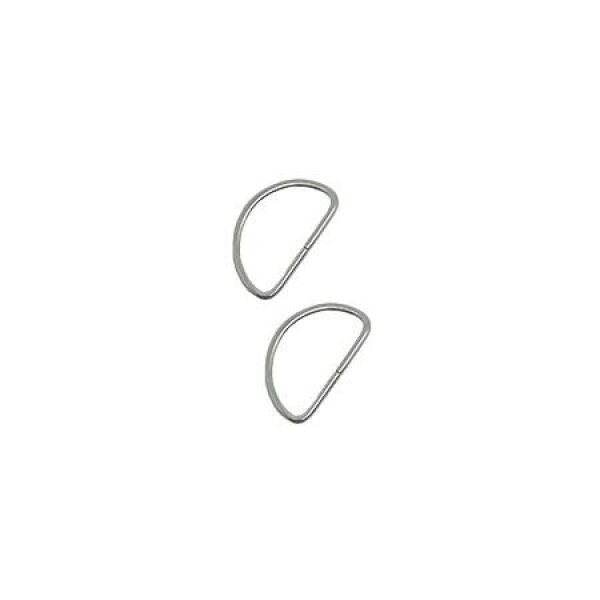 D ring i sølv, 38mm innvendig