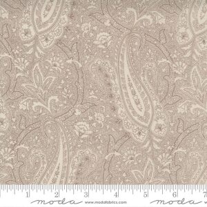 Paysley brunt på beige, Cranberries & Cream