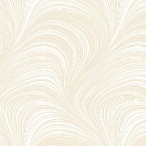 Bredt stoff, Flanel vifter i lys beige