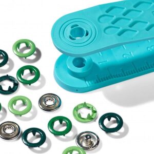 GrønneJersey trykknapper 8 mm