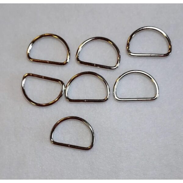 D ring sølv/stål B: 30mm (innvendig)