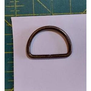 D ring Antikk messing B: 25mm (innvendig)