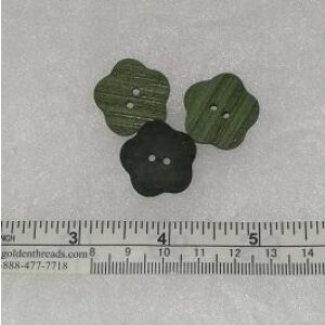 Blomsterknapp grønn, 23mm