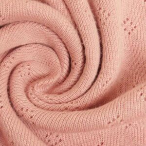 Pointelle Bomullsjersey Rosa
