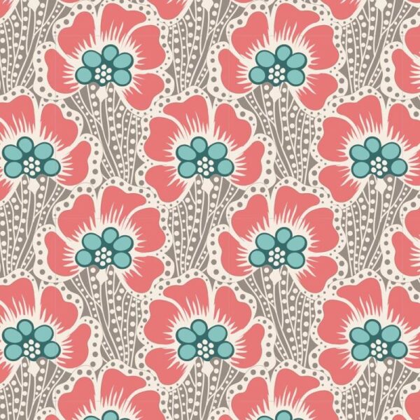 Tilda CB Ocean Flower Grey