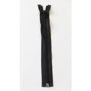 Delbar Glidelås 6mm Sort 80cm