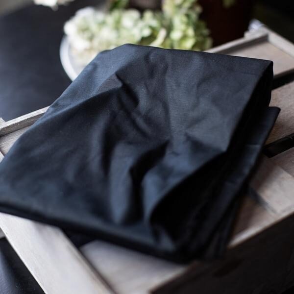 Dry Waxed Organic Cotton, Sort
