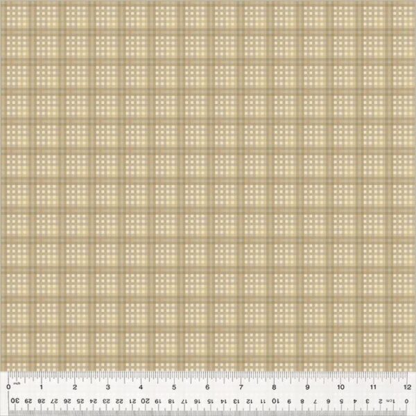 Plaid Almond -Oxford