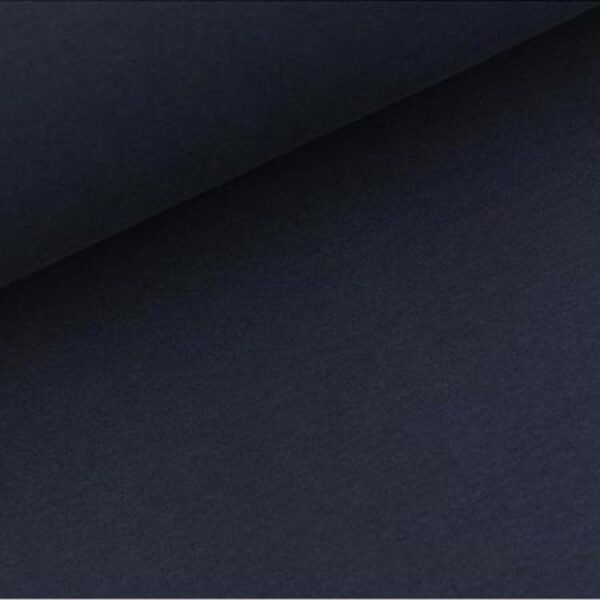 Rundstrikket ribb Dark Navy