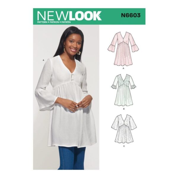 Kjole, bluse, tunika, Str 34-46