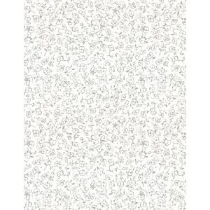 Au Natural, Floral Doodle Ivory/Green