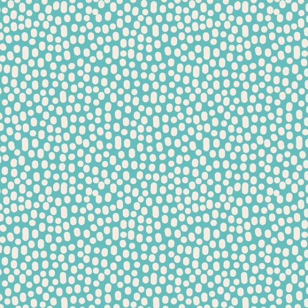 Tilda Trickles Teal, bit 60 cm.