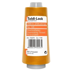 Toldi-Lock orange 1730 overlock tråd 2500m
