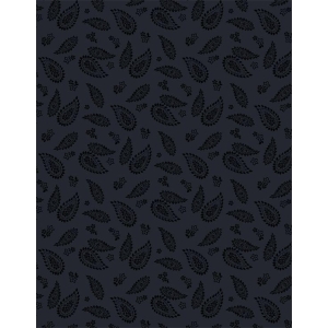 Paisley Black on Black, sort