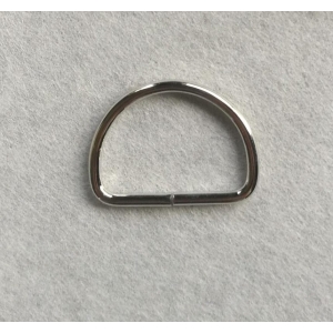 D ring Sølv/stål B: 21mm (innvendig)