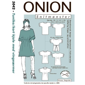 Onion 5042 Tunika/kort kjole med vingeærmer