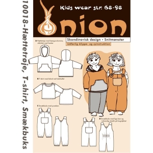 Onion 10018 Hættetrøje, t-shirt, smækbuks Str 68-92