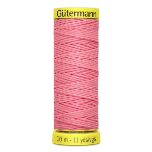 Elastrisk tråd Rosa, Gutermann, 10m
