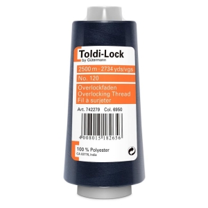 Toldi-Lock marine, 6950 overlock tråd 2500m