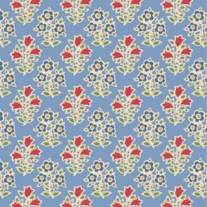 Tilda Jubilee, Farm Flowers Light Blue