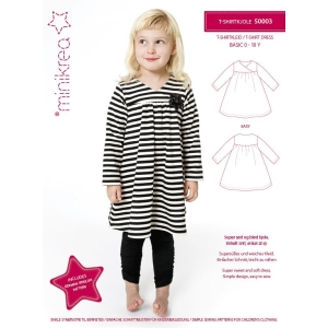 Minikrea 50003 T-Shirt Kjole  0-10ÅR