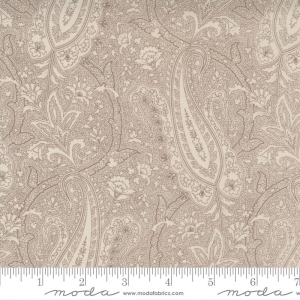 Paysley brunt på beige, Cranberries & Cream